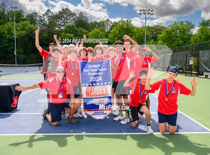 Thumbnail 3 in Franklin Academy vs Pine Lake Prep (NCHSAA 2A Final) photogallery.