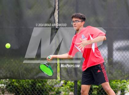 Thumbnail 3 in Franklin Academy vs Pine Lake Prep (NCHSAA 2A Final) photogallery.