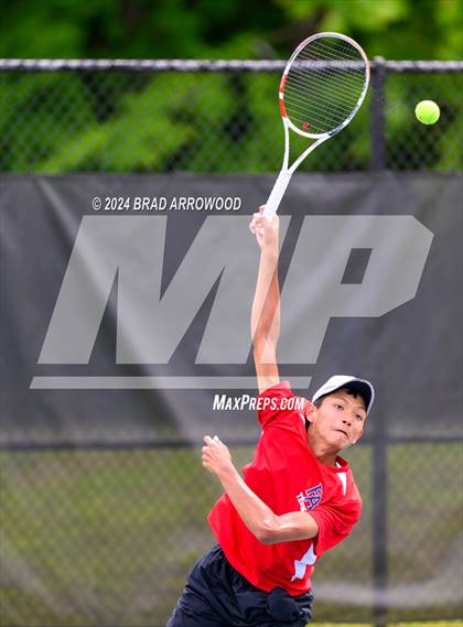 Thumbnail 3 in Franklin Academy vs Pine Lake Prep (NCHSAA 2A Final) photogallery.