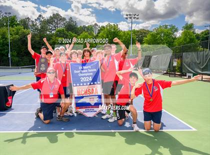 Thumbnail 2 in Franklin Academy vs Pine Lake Prep (NCHSAA 2A Final) photogallery.