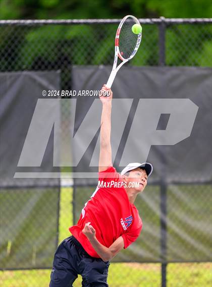 Thumbnail 3 in Franklin Academy vs Pine Lake Prep (NCHSAA 2A Final) photogallery.