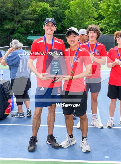 Thumbnail 2 in Franklin Academy vs Pine Lake Prep (NCHSAA 2A Final) photogallery.