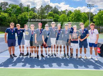 Thumbnail 3 in Franklin Academy vs Pine Lake Prep (NCHSAA 2A Final) photogallery.