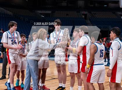 Thumbnail 3 in Turkey Valley vs. Perrin-Whitt (UIL 1A Basketball Division I Final Medal Ceremony) photogallery.