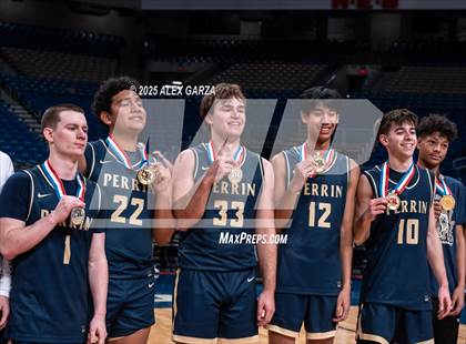 Thumbnail 1 in Turkey Valley vs. Perrin-Whitt (UIL 1A Basketball Division I Final Medal Ceremony) photogallery.
