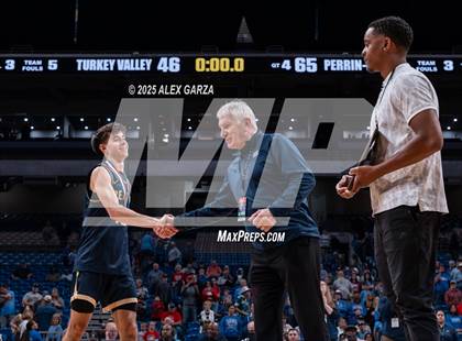 Thumbnail 2 in Turkey Valley vs. Perrin-Whitt (UIL 1A Basketball Division I Final Medal Ceremony) photogallery.