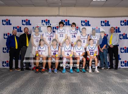 Thumbnail 2 in Turkey Valley vs. Perrin-Whitt (UIL 1A Basketball Division I Final Medal Ceremony) photogallery.