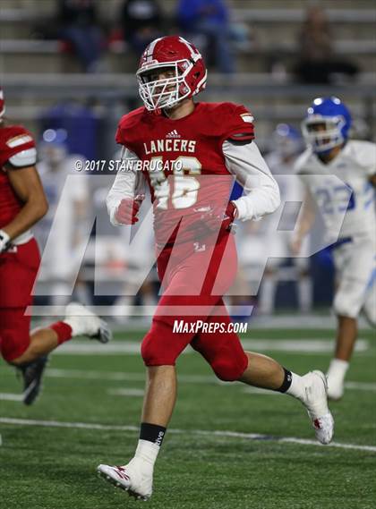 Thumbnail 2 in Norco Cougars vs. Orange Lutheran Lancers photogallery.