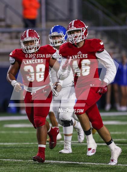 Thumbnail 1 in Norco Cougars vs. Orange Lutheran Lancers photogallery.