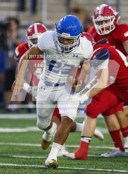 Thumbnail 2 in Norco Cougars vs. Orange Lutheran Lancers photogallery.