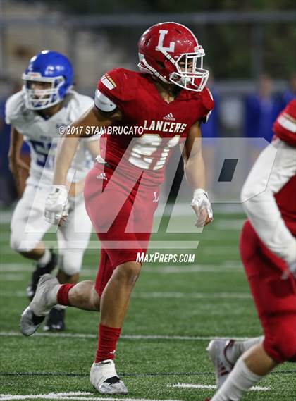 Thumbnail 1 in Norco Cougars vs. Orange Lutheran Lancers photogallery.