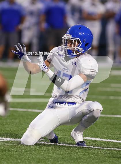 Thumbnail 2 in Norco Cougars vs. Orange Lutheran Lancers photogallery.