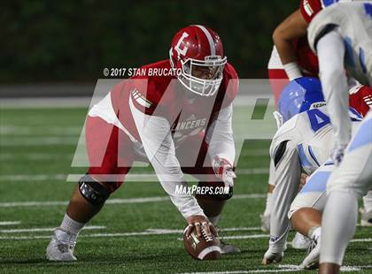 Thumbnail 2 in Norco Cougars vs. Orange Lutheran Lancers photogallery.