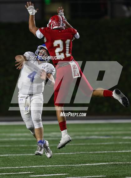 Thumbnail 3 in Norco Cougars vs. Orange Lutheran Lancers photogallery.