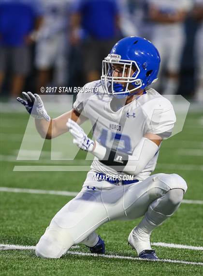 Thumbnail 1 in Norco Cougars vs. Orange Lutheran Lancers photogallery.