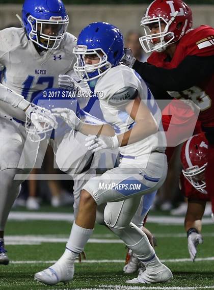 Thumbnail 3 in Norco Cougars vs. Orange Lutheran Lancers photogallery.