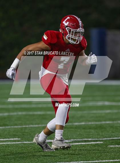 Thumbnail 1 in Norco Cougars vs. Orange Lutheran Lancers photogallery.