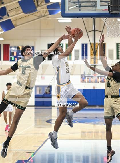 Thumbnail 1 in St. Mark's vs Greenhill (SPC Basketball 4A Semifinal) photogallery.