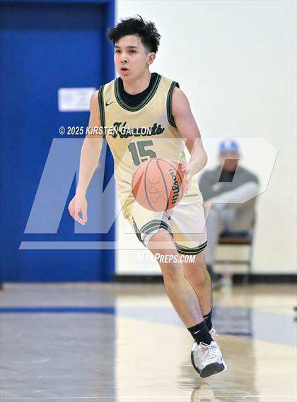 Thumbnail 1 in St. Mark's vs Greenhill (SPC Basketball 4A Semifinal) photogallery.