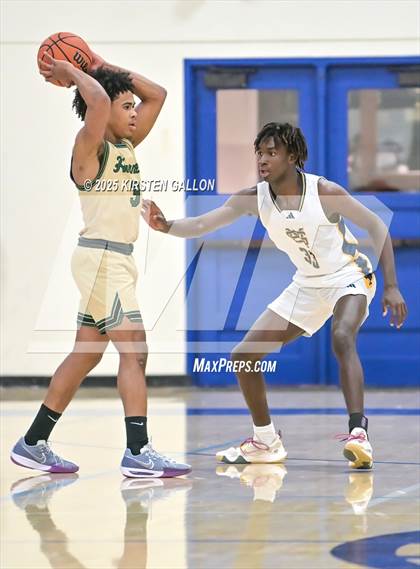 Thumbnail 2 in St. Mark's vs Greenhill (SPC Basketball 4A Semifinal) photogallery.