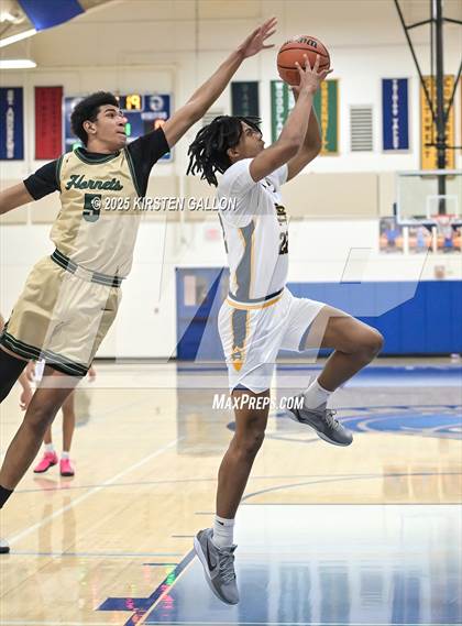 Thumbnail 3 in St. Mark's vs Greenhill (SPC Basketball 4A Semifinal) photogallery.