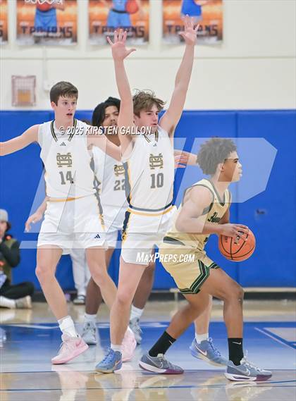 Thumbnail 1 in St. Mark's vs Greenhill (SPC Basketball 4A Semifinal) photogallery.