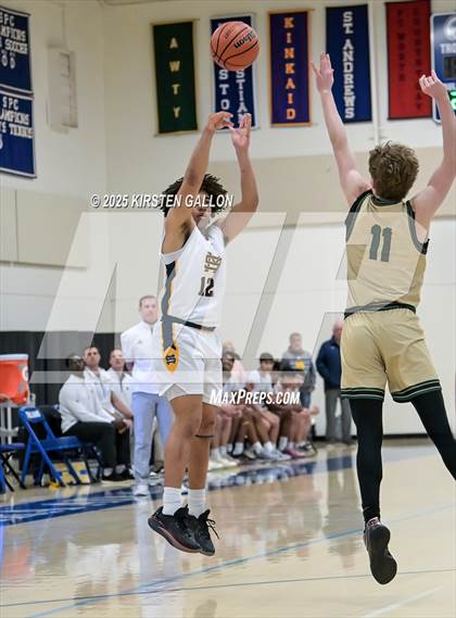 Thumbnail 1 in St. Mark's vs Greenhill (SPC Basketball 4A Semifinal) photogallery.