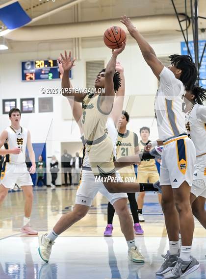 Thumbnail 3 in St. Mark's vs Greenhill (SPC Basketball 4A Semifinal) photogallery.