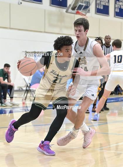 Thumbnail 3 in St. Mark's vs Greenhill (SPC Basketball 4A Semifinal) photogallery.