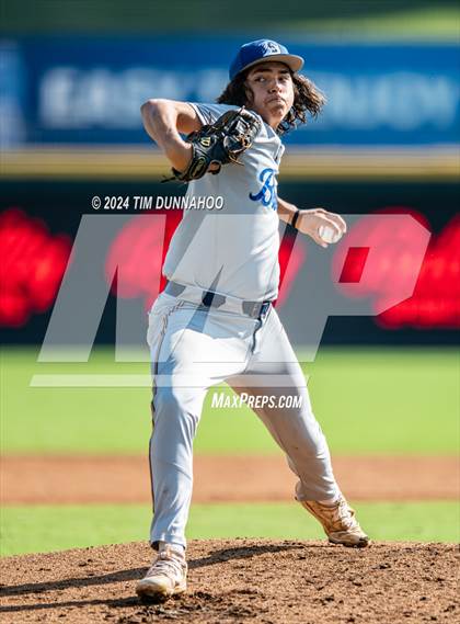 Thumbnail 3 in London vs. Brock (UIL 3A Baseball Semifinal) photogallery.