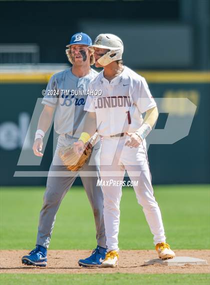 Thumbnail 2 in London vs. Brock (UIL 3A Baseball Semifinal) photogallery.