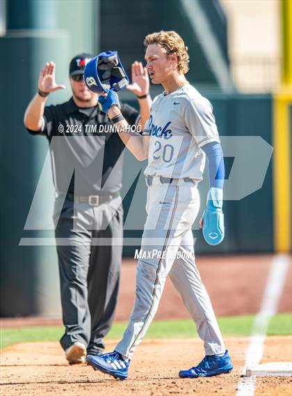 Thumbnail 3 in London vs. Brock (UIL 3A Baseball Semifinal) photogallery.