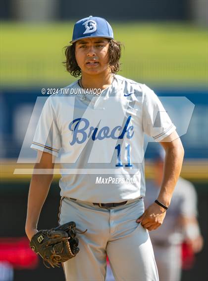 Thumbnail 1 in London vs. Brock (UIL 3A Baseball Semifinal) photogallery.