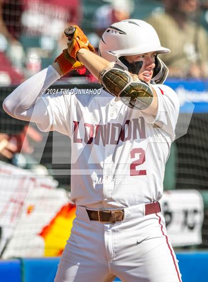 Thumbnail 3 in London vs. Brock (UIL 3A Baseball Semifinal) photogallery.
