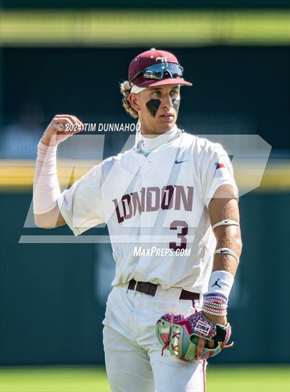 Thumbnail 3 in London vs. Brock (UIL 3A Baseball Semifinal) photogallery.
