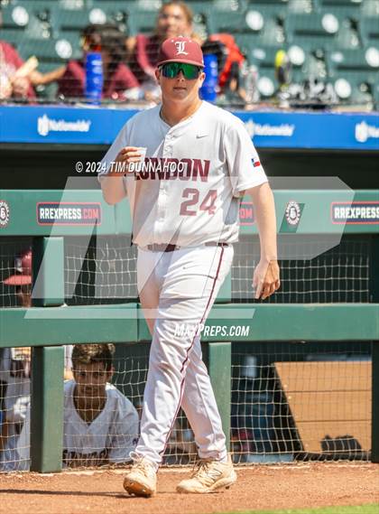 Thumbnail 3 in London vs. Brock (UIL 3A Baseball Semifinal) photogallery.