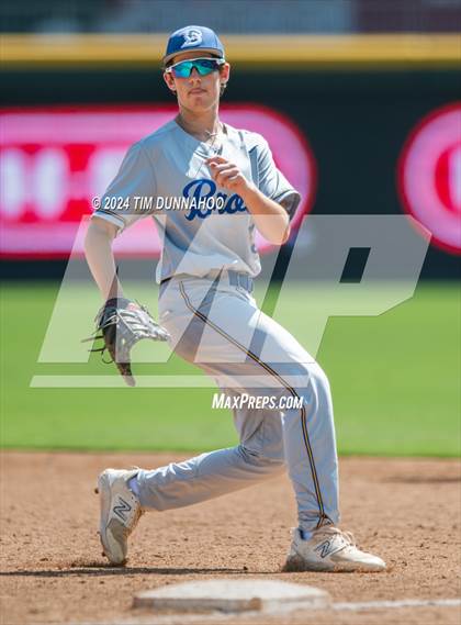 Thumbnail 3 in London vs. Brock (UIL 3A Baseball Semifinal) photogallery.
