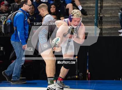 Thumbnail 3 in CIF State Boys Wrestling Championships (Day 2 - Consolation) photogallery.