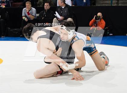 Thumbnail 3 in CIF State Boys Wrestling Championships (Day 2 - Consolation) photogallery.