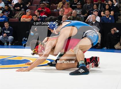 Thumbnail 3 in CIF State Boys Wrestling Championships (Day 2 - Consolation) photogallery.