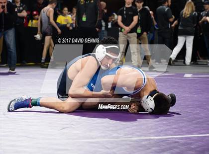 Thumbnail 1 in CIF State Boys Wrestling Championships (Day 2 - Consolation) photogallery.