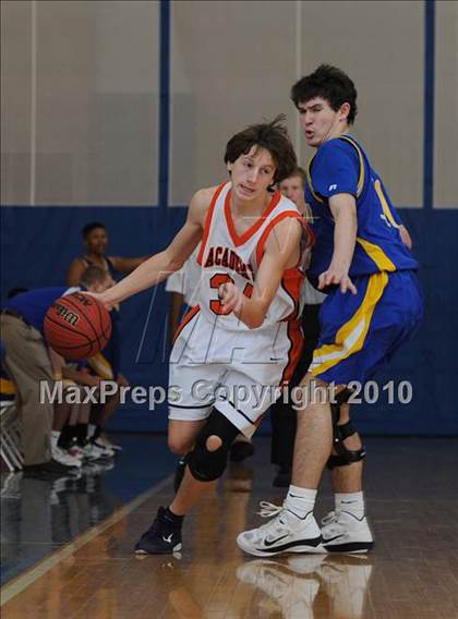 Thumbnail 3 in Norfolk Academy vs Cary Academy (Mission Sports Invitational) photogallery.