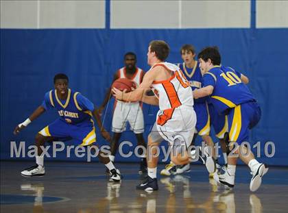 Thumbnail 1 in Norfolk Academy vs Cary Academy (Mission Sports Invitational) photogallery.