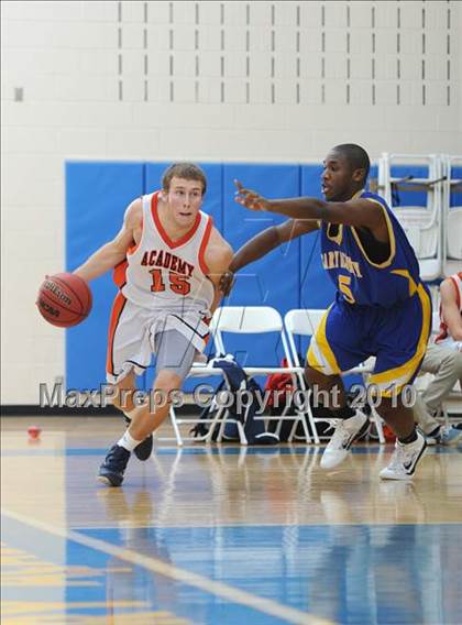 Thumbnail 1 in Norfolk Academy vs Cary Academy (Mission Sports Invitational) photogallery.