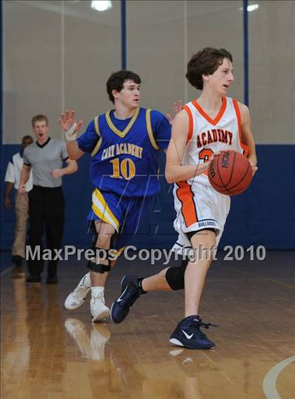 Thumbnail 1 in Norfolk Academy vs Cary Academy (Mission Sports Invitational) photogallery.