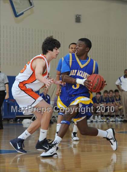 Thumbnail 3 in Norfolk Academy vs Cary Academy (Mission Sports Invitational) photogallery.