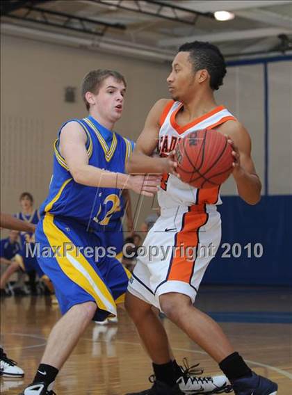 Thumbnail 3 in Norfolk Academy vs Cary Academy (Mission Sports Invitational) photogallery.