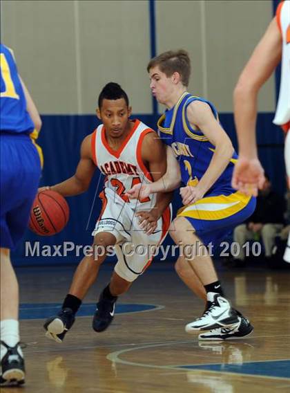 Thumbnail 2 in Norfolk Academy vs Cary Academy (Mission Sports Invitational) photogallery.