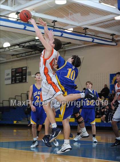 Thumbnail 2 in Norfolk Academy vs Cary Academy (Mission Sports Invitational) photogallery.