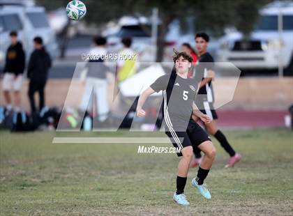 Thumbnail 1 in Salpointe Catholic vs Tanque Verde (Brandon Bean Soccer Tournament) photogallery.